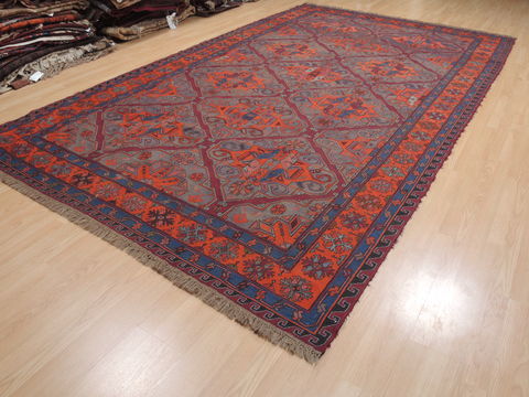 Kilim Blue Flat Woven 710 X 136 Area Rug 100-110452 Image 2