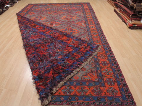 Kilim Blue Flat Woven 710 X 136 Area Rug 100-110452 Image 6
