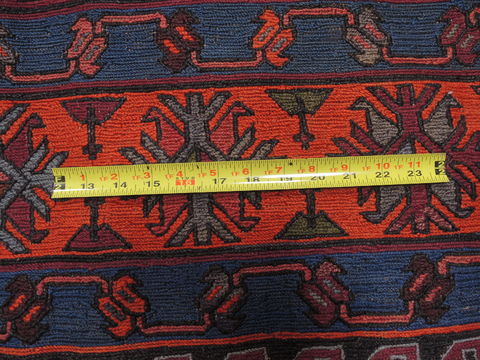 Kilim Blue Flat Woven 710 X 136 Area Rug 100-110452 Image 7
