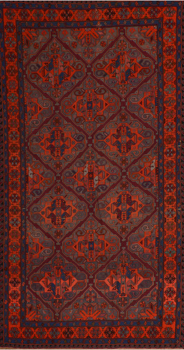 Kilim Blue Flat Woven 710 X 136 Area Rug 100-110452 Image 0