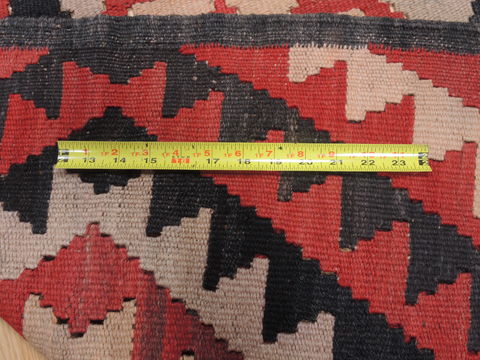 Kilim Red Runner Flat Woven 34 X 64 Area Rug 100-110454 Image 6