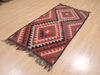 Kilim Red Runner Flat Woven 34 X 64 Area Rug 100-110454 Thumb 2