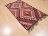 Kilim Red Runner Flat Woven 34 X 64 Area Rug 100-110454 Thumb 3