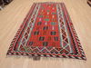 Kilim Red Flat Woven 47 X 811 Area Rug 100-110455 Thumb 1