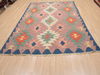 Kilim Blue Flat Woven 60 X 91  Area Rug 100-110456 Thumb 1