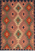 Kilim Blue Flat Woven 60 X 91 Area Rug 100-110456 Thumb 0
