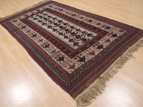 Kilim Red Flat Woven 410 X 83 Area Rug 100-110460 Image 3