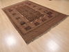 Kilim Brown Flat Woven 57 X 92  Area Rug 100-110461 Thumb 3