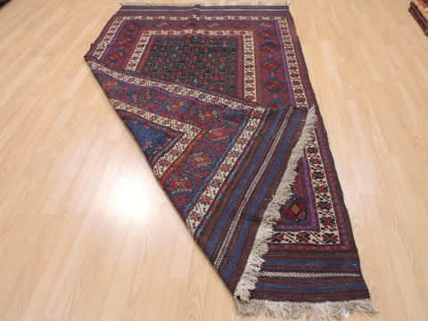 Kilim Blue Flat Woven 48 X 81 Area Rug 100-110463 Image 6