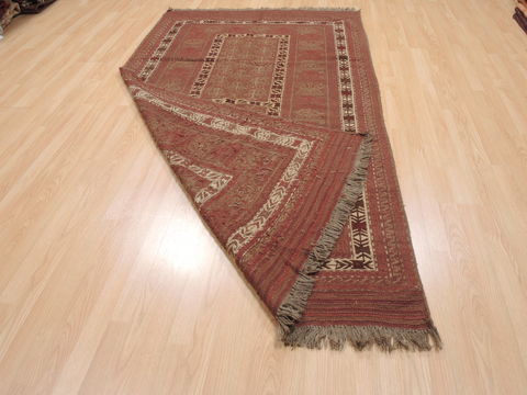 Kilim Brown Flat Woven 49 X 86 Area Rug 100-110464 Image 5