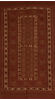 Kilim Brown Flat Woven 49 X 86  Area Rug 100-110464 Thumb 0