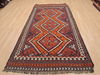 Kilim Red Flat Woven 410 X 90  Area Rug 100-110471 Thumb 1