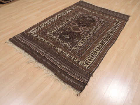 Kilim Brown Flat Woven 43 X 611 Area Rug 100-110472 Image 2