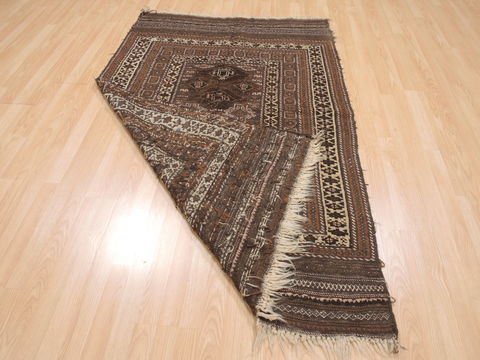 Kilim Brown Flat Woven 43 X 611 Area Rug 100-110472 Image 5