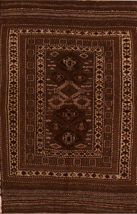 Kilim Brown Flat Woven 43 X 611 Area Rug 100-110472 Image 0