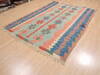 Kilim Blue Flat Woven 60 X 86  Area Rug 100-110473 Thumb 2