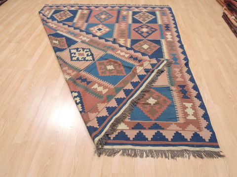 Kilim Brown Square Flat Woven 67 X 81 Area Rug 100-110476 Image 6