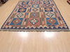 Kilim Brown Square Flat Woven 67 X 81  Area Rug 100-110476 Thumb 1