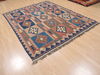 Kilim Brown Square Flat Woven 67 X 81  Area Rug 100-110476 Thumb 3