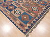 Kilim Brown Square Flat Woven 67 X 81  Area Rug 100-110476 Thumb 4