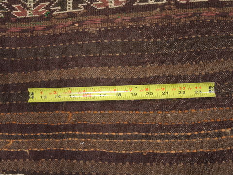 Kilim Brown Flat Woven 57 X 92 Area Rug 100-110477 Image 7
