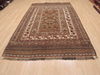 Kilim Brown Flat Woven 57 X 92  Area Rug 100-110477 Thumb 1