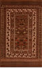 Kilim Brown Flat Woven 57 X 92  Area Rug 100-110477 Thumb 0