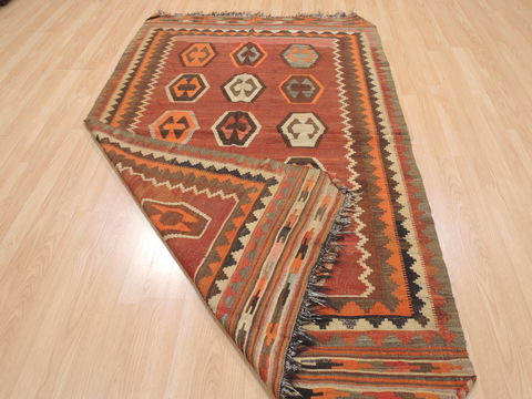 Kilim Red Flat Woven 45 X 72 Area Rug 100-110481 Image 5