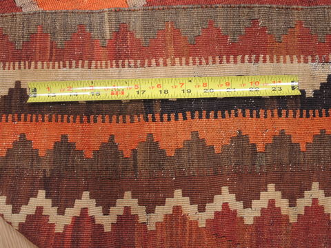 Kilim Red Flat Woven 45 X 72 Area Rug 100-110481 Image 6