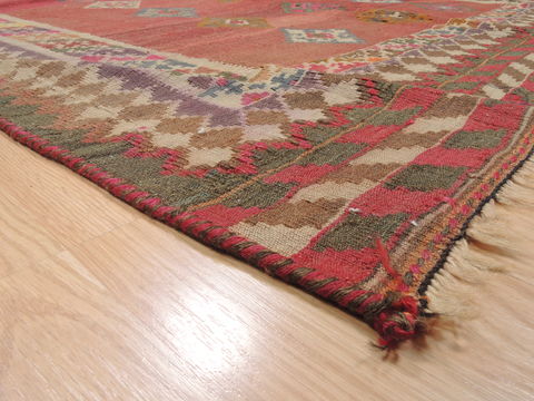 Kilim Red Flat Woven 48 X 73 Area Rug 100-110483 Image 4