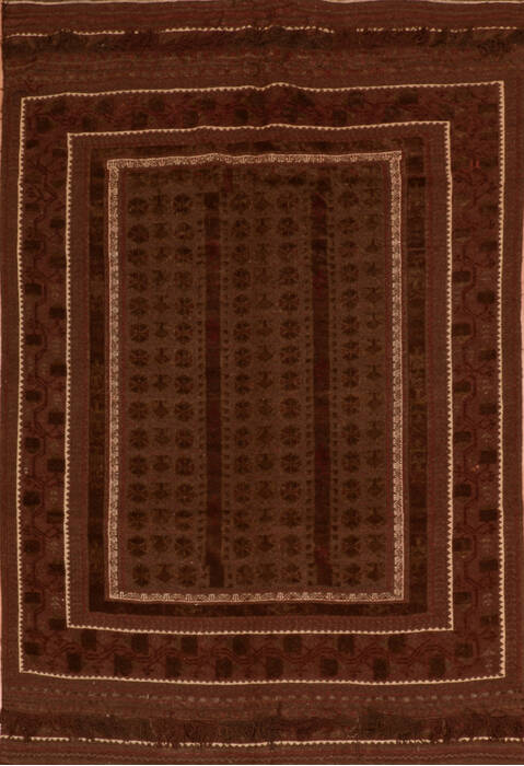 Kilim Brown Flat Woven 55 X 88  Area Rug 100-110484 Image 0