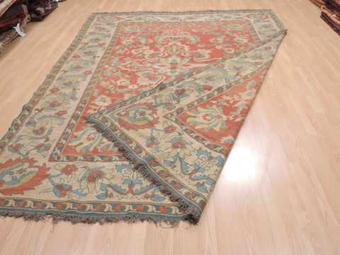 Kilim Green Flat Woven 79 X 910 Area Rug 100-110485 Image 6