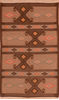 Kilim Brown Flat Woven 48 X 79  Area Rug 100-110486 Thumb 0