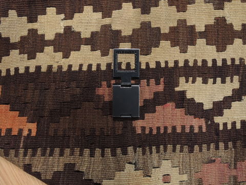 Kilim Brown Flat Woven 43 X 69 Area Rug 100-110490 Image 7