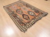 Kilim Brown Flat Woven 43 X 69 Area Rug 100-110490 Thumb 3