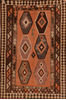 Kilim Brown Flat Woven 43 X 69  Area Rug 100-110490 Thumb 0