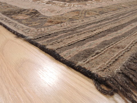 Kilim Brown Flat Woven 55 X 88 Area Rug 100-110491 Image 4