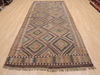 Kilim Brown Runner Flat Woven 48 X 113  Area Rug 100-110493 Thumb 1