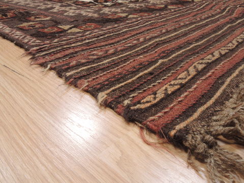Kilim Brown Flat Woven 48 X 92  Area Rug 100-110496 Image 4