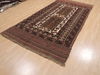 Kilim Brown Flat Woven 48 X 92  Area Rug 100-110496 Thumb 2