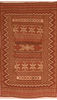 Kilim Red Flat Woven 49 X 82 Area Rug 100-110497 Thumb 0