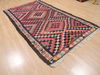 Kilim Multicolor Flat Woven 49 X 92  Area Rug 100-110504 Thumb 3