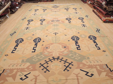 Kilim Beige Flat Woven 911 X 1711 Area Rug 100-110506 Image 1
