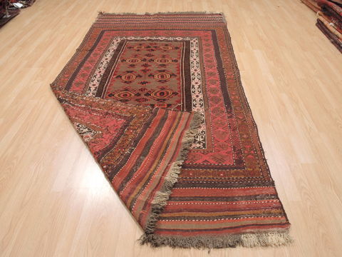 Kilim Red Flat Woven 52 X 94 Area Rug 100-110507 Image 5