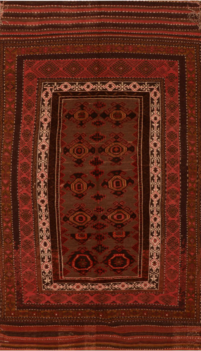 Kilim Red Flat Woven 52 X 94 Area Rug 100-110507 Image 0