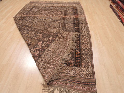 Kilim Brown Flat Woven 59 X 97 Area Rug 100-110511 Image 5