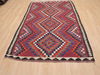 Kilim Red Flat Woven 48 X 75 Area Rug 100-110513 Thumb 1