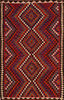 Kilim Red Flat Woven 48 X 75 Area Rug 100-110513 Thumb 0