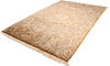 Qum Yellow Hand Knotted 67 X 97 Area Rug 254-110514 Thumb 7