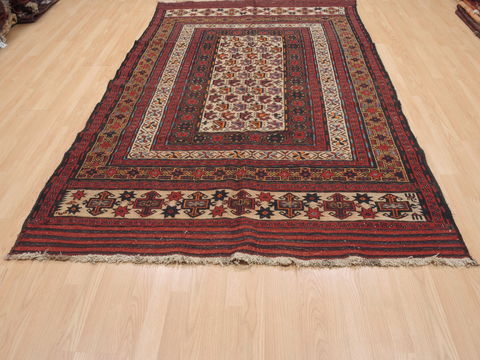 Kilim Red Flat Woven 57 X 90 Area Rug 100-110515 Image 2